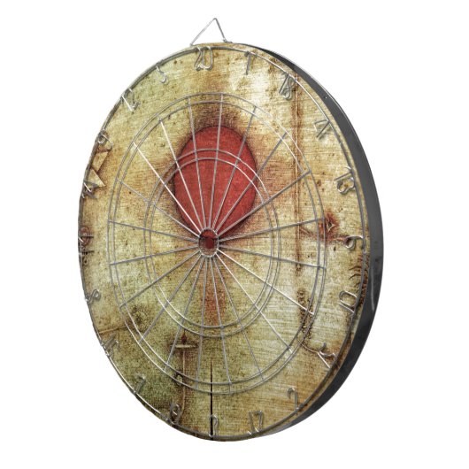 Paul Klee Ad Marginem Painting Dartbord (Voorkant Rechts)