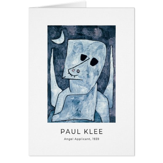 Paul Klee, Angel Demandeur (1939) - Carte d'art (Devant)