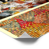 Paul Klee Art Collage met citaat Poster (Hoek)