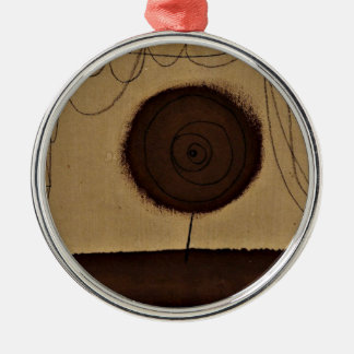 Paul Klee art: Een bloem voert uit Metalen Ornament