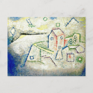 Paul Klee art: Landhuis in het noorden Briefkaart