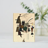 Paul Klee art: Opwarmde kool Briefkaart (Staand voorkant)