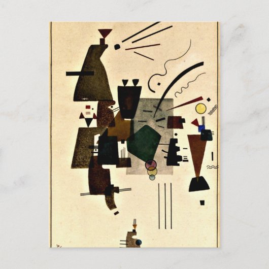 Paul Klee art: Opwarmde kool Briefkaart (Voorkant)