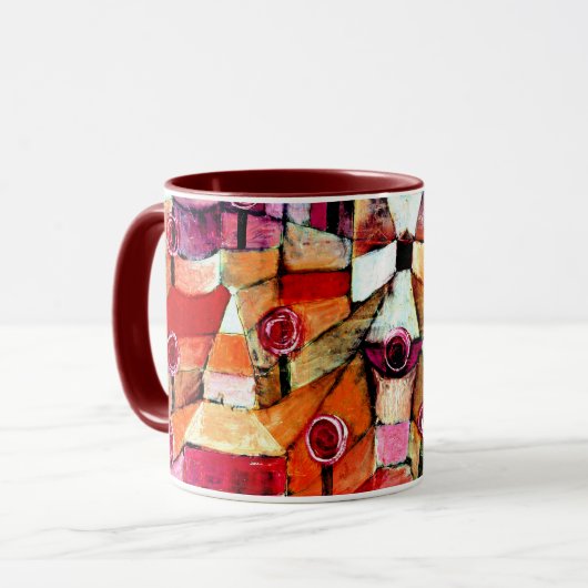 Paul Klee art - Ose Garden schilderij van Klee Mok (Voorkant links)