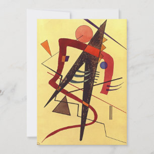 Paul Klee Art: Warm, beroemd abstract schilderij Feestdagenkaart