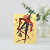 Paul Klee art: Warm Briefkaart (Staand voorkant)