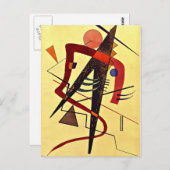 Paul Klee art: Warm Briefkaart (Voorkant / Achterkant)