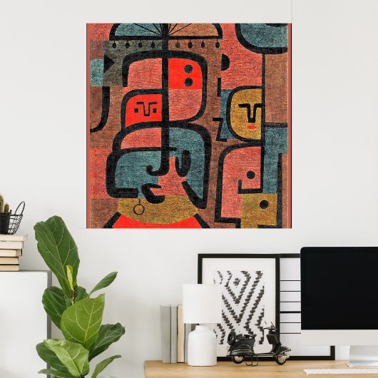Paul Klee artwork, Exotics Poster (Thuiskantoor)