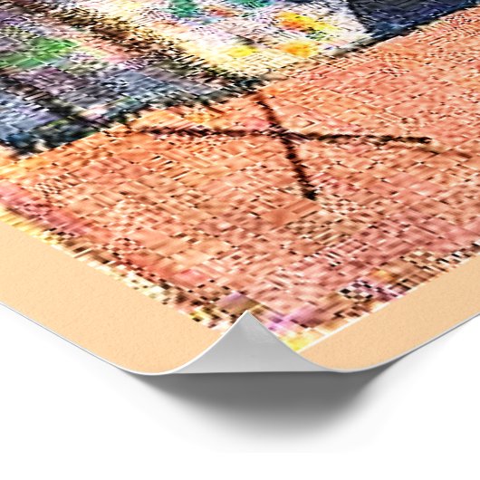 Paul Klee artwork, woedend landschap Poster (Hoek)