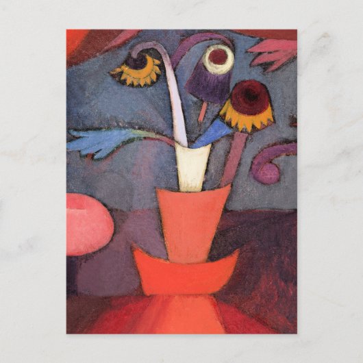 Paul Klee, Autumn Flower, Briefkaart (Voorkant)