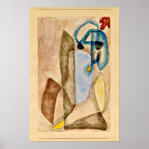 Paul Klee - Bloem in maart,  Poster