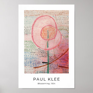 Paul Klee, bloesem - kleurrijke Abstracte kunst Poster