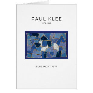 Paul Klee, Blue Night (1937) - Carte d'art
