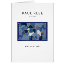 Paul Klee, Blue Night (1937) - Fine Art Kaart