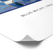 Paul Klee, Blue Night - Modern Abstracte Art Poster (Hoek)