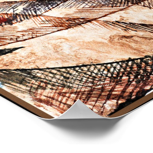 Paul Klee - C.-C.=Fisch, abstracte kunst Poster (Hoek)