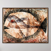 Paul Klee - C.-C.=Fisch, abstracte kunst Poster (Voorkant)