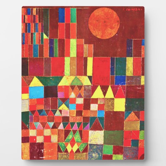 Paul Klee - Castle en Sun Fotoplaat (Voorkant)