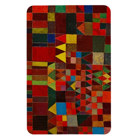 Paul Klee Castle en Sun Magneet (Verticaal)