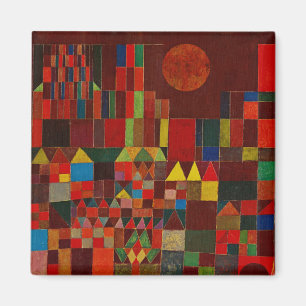 Paul Klee Castle en Sun Magneet