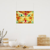 Paul Klee Cat en Bird Poster (Keuken)
