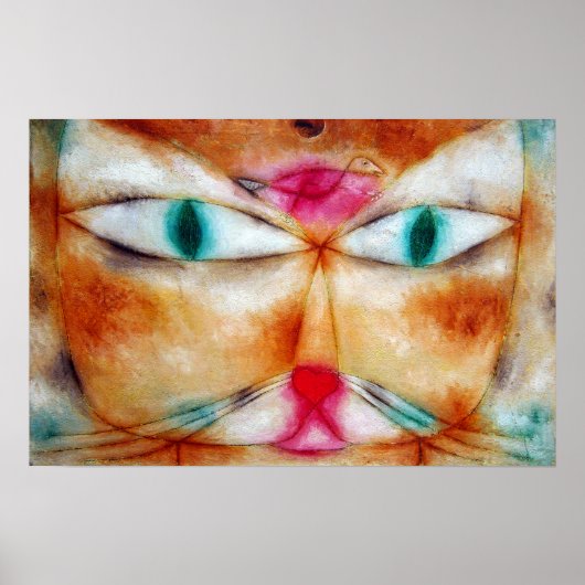 Paul Klee Cat en Bird Poster (Voorkant)