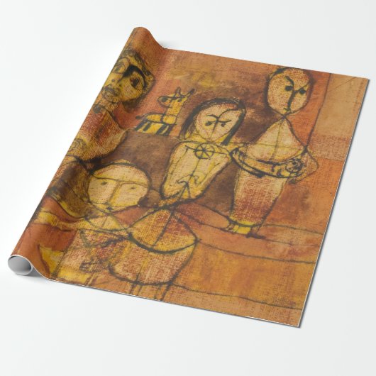 Paul Klee Children en Dog Cadeaupapier (Uitgerold)