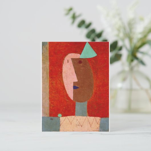 Paul Klee - Clown Briefkaart (Staand voorkant)