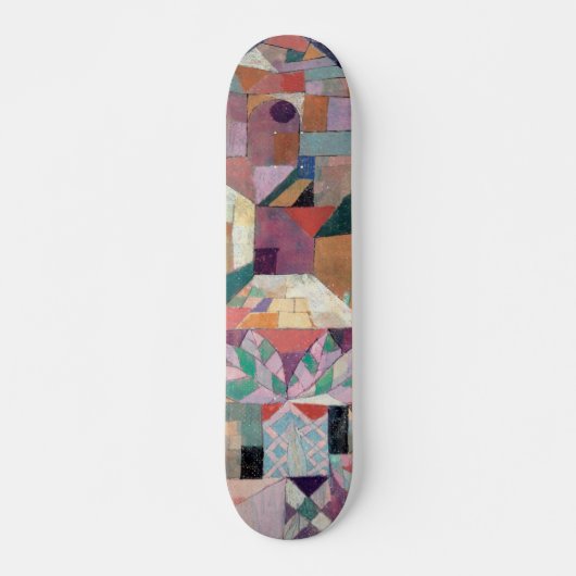 Paul Klee Cool Abstract Kunstskateboard Skateboard (Voorkant)
