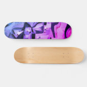Paul Klee Cool Art Abstrait Vintage Skateboard (Horz)