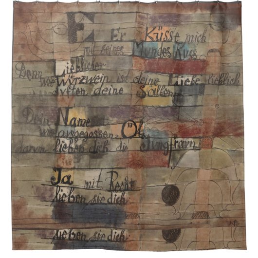 Paul Klee Douchegordijn (Voorkant)
