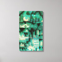 Paul Klee Dream City Poster en toile
