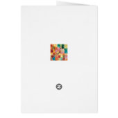 Paul Klee, Elegant Modern Absract Fine Art Kaart (Achterkant)