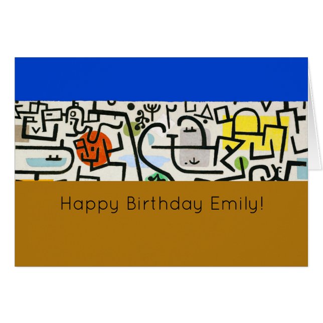 Paul Klee Expressionniste Abstrait Rich Harbour (Devant horizontal)