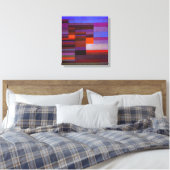 Paul Klee Fire in de avonddoek Print (Insitu (Slaapkamer))