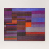 Paul Klee Fire in the Evening Abstracte Fine Art Legpuzzel (Horizontaal)