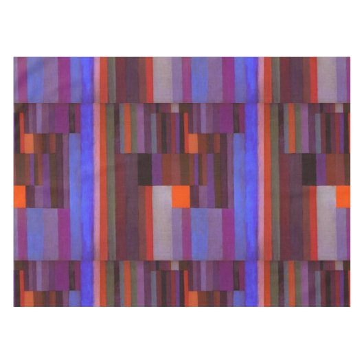 Paul Klee Fire in the Evening Abstracte Fine Art Tafelkleed (Voorkant (Horizontaal))