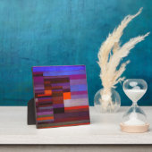 Paul Klee Fire in the Evening Plaque Fotoplaat (Insitu)