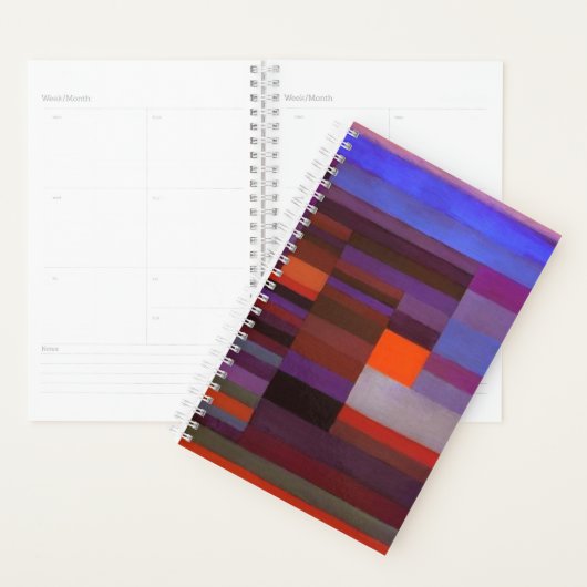 Paul Klee Fire Le Soir Art Abstrait (Devant avec enveloppe)