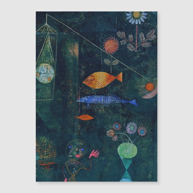 Paul Klee Fish Magic Abstract schilderen Grafisch  (Voorkant)