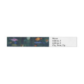 Paul Klee Fish Magic Abstract schilderen Grafisch  Adreslabel Wikkel (Individueel)