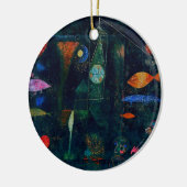 Paul Klee Fish Magic Abstract schilderen Grafisch  Keramisch Ornament (Links)