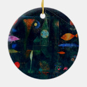 Paul Klee Fish Magic Abstract schilderen Grafisch  Keramisch Ornament (Achterkant)