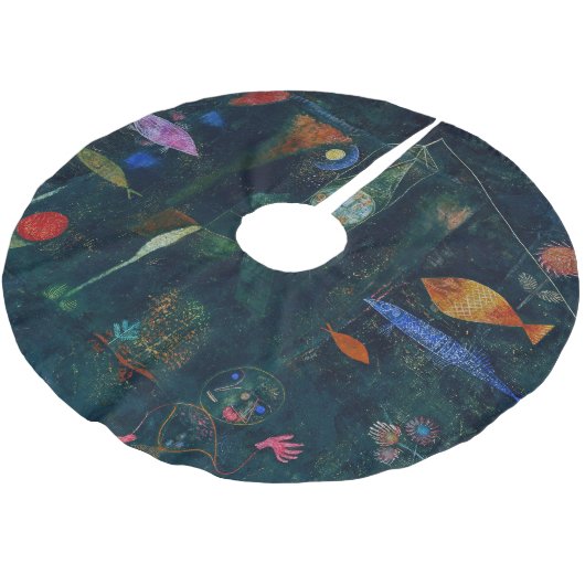 Paul Klee Fish Magic Abstract schilderen Grafisch  Kerstboom Rok (Gekanteld)