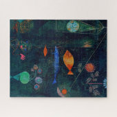 Paul Klee Fish Magic Abstract schilderen Grafisch Legpuzzel (Horizontaal)