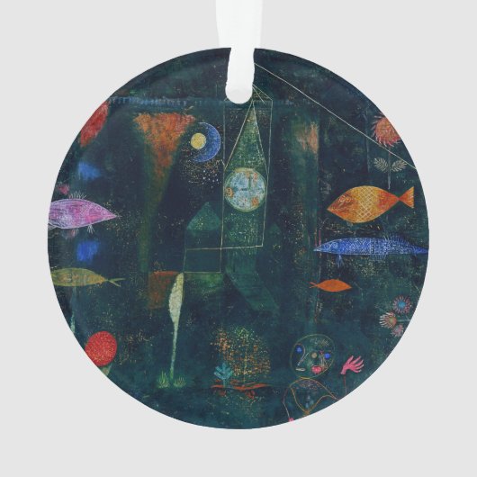 Paul Klee Fish Magic Abstract schilderen Grafisch  Ornament (achterkant)