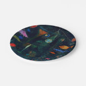 Paul Klee Fish Magic Abstract schilderen Grafisch  Papieren Bordje (Gekanteld)