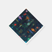 Paul Klee Fish Magic Abstract schilderen Grafisch  Servet (Hoek)