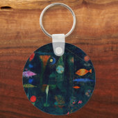 Paul Klee Fish Magic Abstract schilderen Grafisch  Sleutelhanger (Voorkant)