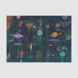 Paul Klee Fish Magic Abstract schilderen Grafisch Tissuepapier